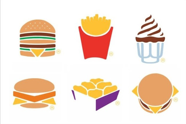 只有麦当劳会有自信来做无logo的广告.